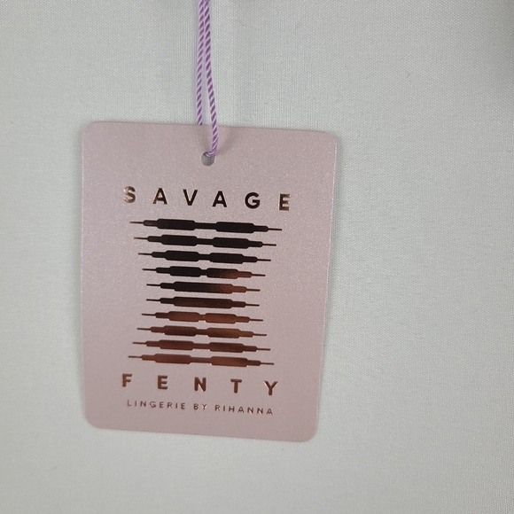 Savage X Fenty Womens Tagged By Quarter Late Nught Purple Lace Plunge Bra Sz 34B - Picture 4 of 10